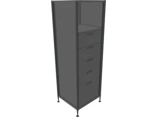 Closet 3D Model preview