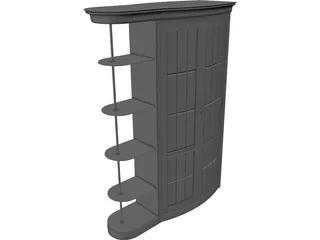Glass Case 3D Model preview