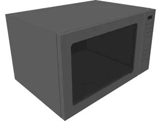 Microwave 3D Model preview