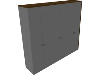 Wardrobe 3D Model preview