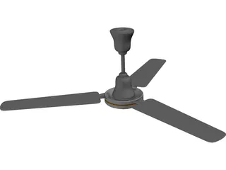 Fan Ceiling 3D Model preview