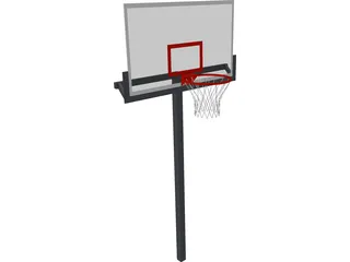 Basketball Hoop 3D Model preview