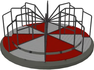 Carousel 3D Model preview