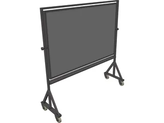 Chalkboard 3D Model preview