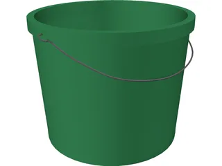 Pail 3D Model preview
