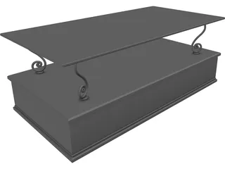 Table Odium 3D Model preview