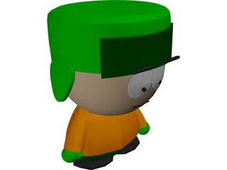 South Park Kyle 3D Model preview