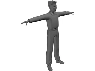Boy 3D Model preview