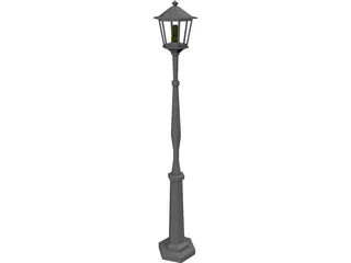 Streetlamp 3D Model preview