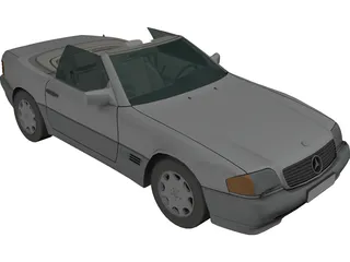Mercedes-Benz SL 500 (1999) 3D Model preview