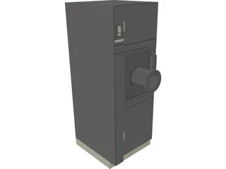 Decontamination Cabinet 3D Model preview