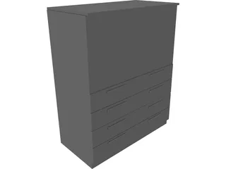 Closet 3D Model preview