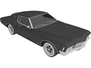 Buick Riviera (1971) 3D Model preview