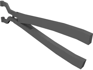 Pliers Cable 3D Model preview