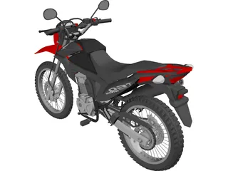 Honda Bros 160 3D Model preview