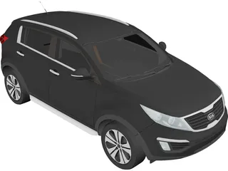 Kia Sportage (2010) 3D Model preview