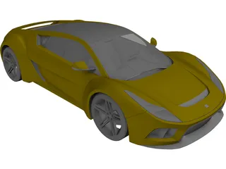 Saleen S5S Raptor 3D Model preview