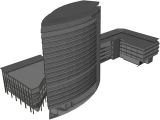 Kementerian Sumber Asli 3D Model preview