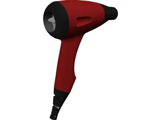 Hair Dryer 3D Model preview
