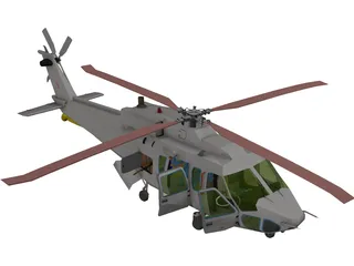 Sikorsky S-76C 3D Model preview