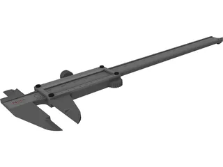 Vernier Caliper 3D Model preview