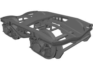 Y-25 Bogie 3D Model preview