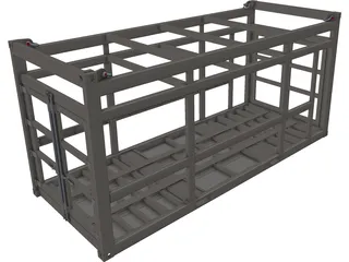 Offshore Container Frame 3D Model preview