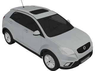 SsangYong Korando (2011) 3D Model preview