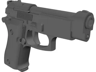 Beretta 85 Kimar 3D Model preview