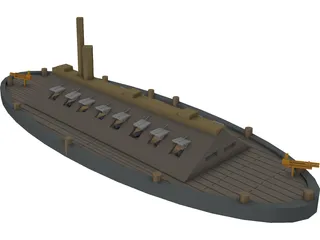 Ironclad 3D Model preview