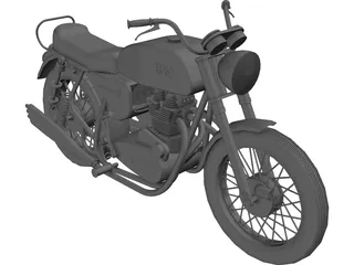 BSA Lightning 3D Model preview
