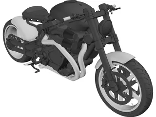 Confederate P120 Fighter Combat 3D Model preview