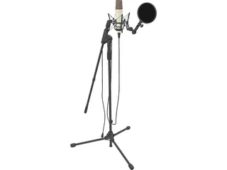 Rode NT1-A Studio 3D Model preview