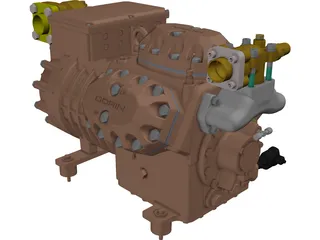Dorin SE326 Compressor 3D Model preview