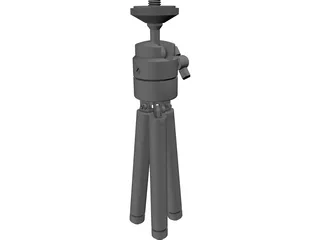 Mini Tripod Camera 3D Model preview