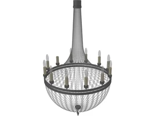 Chandelier 3D Model preview