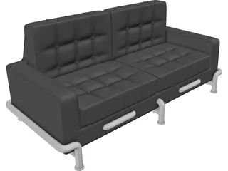 Modern Sofa 3D Model preview