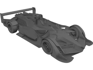 Lamborghini PML-F F1 Concept 3D Model preview
