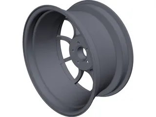 OZ Allegerita 17 j8 Offset 45 3D Model preview