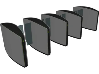Boon Edam Speedlane 3D Model preview