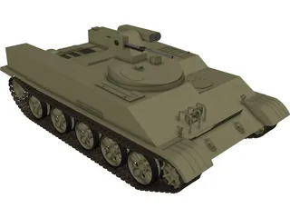 BTR-T 3D Model preview