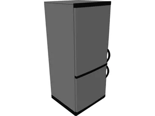 Refrigerator 3D Model preview