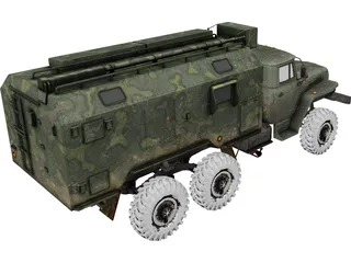 URAL 4320 3D Model preview