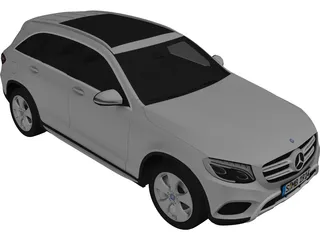 Mercedes-Benz GLC 250d (2016) 3D Model preview