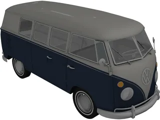 Volkswagen T1 (1967) 3D Model preview