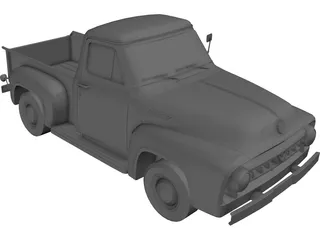 Ford F-100 (1953) 3D Model preview