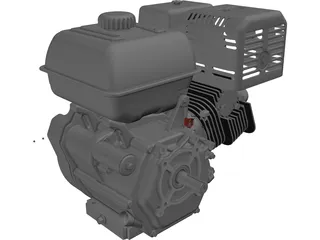 Honda GX390 Engine 3D Model preview