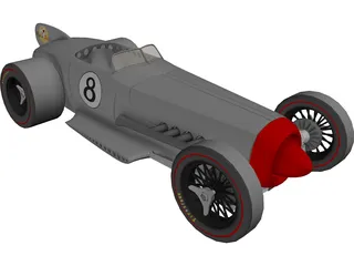 Hot Rod 3D Model preview