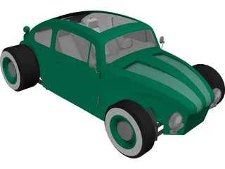 Hot Rod 3D Model preview