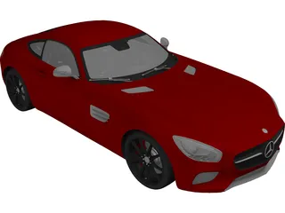 Mercedes-Benz AMG GT (2016) 3D Model preview